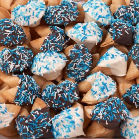 Печиво з віщуваннями Фортуна (блакитна) №3